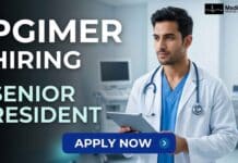 Senior Resident Job for MD/DNB Candidates at PGIMER Chandigarh – Apply for a Walk-in Opportunity in Oncology Apply for senior resident job at PGIMER Chandigarh in Clinical Hematology & Oncology. Walk-in interview on April 4, 2026. MD/DNB eligible.