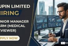 Medicine Job Opportunity – Senior Medical Reviewer Role at Lupin in Mumbai | Apply Now Medicine Job: Senior Medical Reviewer Role at Lupin in Mumbai