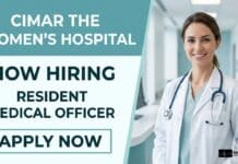 Resident Medical Officer Job at CIMAR The Women’s Hospital | Medical Candidates Apply Medical Officer Job at CIMAR The Women’s Hospital in Kerala