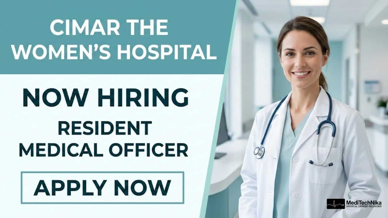 Medical Officer Job at CIMAR The Women’s Hospital in Kerala Medical Officer Job at CIMAR The Women’s Hospital in Kerala