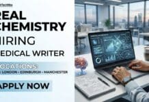Medical Writer Job Opportunity at Real Chemistry in UK for Medical Candidates | Apply Medical Writer Job at Real Chemistry in UK | Medical Candidates Apply