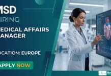 Medical Affairs Manager Cardiovascular Role at MSD in Europe for Medical Candidates | Apply Now Medical Affairs Job at MSD in Europe for Medical Candidates