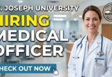 Medical Officer Job Opportunity at St. Joseph University, Tamil Nadu for MBBS Professionals – Apply Now Medical officer job at St. Joseph University Tamil Nadu. Apply for MBBS job in KMMC Medical College. Explore medical jobs in Tamil Nadu today.