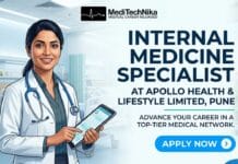 Latest Internal Medicine Specialist Job in Pune | Apply at Apollo Health and Lifestyle Limited! Internal Medicine Specialist Job at Apollo Health & Lifestyle Limited in Pune. Apply for the exciting Job role.