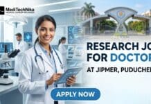 Exclusive Research-Based Medical Job in Puducherry | JIPMER Recruitment 2026! Apply for this Research Based Medical Job at JIPMER in Puducherry. JIPMER Recruitment for Project Technical Support Role.