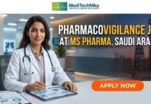 Exciting Pharmacovigilance Job at MS Pharma in Saudi Arabia | Doctors Don’t Miss this Opportunity! Pharmacovigilance Job at MS Pharma in Saudi Arabia. Apply for the Pharmacovigilance Officer Job at MS Pharma.