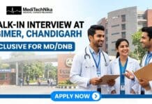 Exclusive Walk-in Interview for Medical Professionals in Chandigarh | PGIMER Recruitment 2026! Walk-in Interview for Medical Professionals in Chandigarh. Apply for the Senior Resident Job in this PGIMER Recruitment.