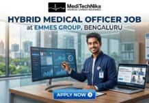 Hybrid Medical Officer Job Opportunity at Emmes Group, Bengaluru | Medical Professionals are Welcome! Hybrid Medical Officer Job at Emmes Group in Bengaluru. Medical Professionals Apply for the Medical Officer Job Role at Emmes Group.