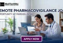Remote Pharmacovigilance Job at Parexel, India | Work in global drug safety projects! Remote Pharmacovigilance Job at Parexel, India. Medical Professionals Apply for the Senior Drug Safety Physician Role at Parexel Careers.