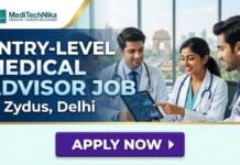 Entry-Level Medical Advisor Job at Zydus in Delhi | Medical Graduates Don’t Miss this Opportunity! Entry-Level Medical Advisor Job at Zydus in Delhi. Medical Graduates Apply for this Job Role at Zydus Careers