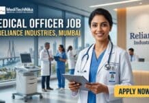 Exclusive Medical Officer Job at Reliance Industries, Mumbai | Medical Professionals Apply Now! Medical Officer Job at Reliance Industries in Mumbai. MBBS Candidates Apply for the Medical Officer Job at Reliance Industries.