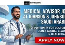Exciting Medical Advisor Job at Johnson & Johnson, Saudi Arabia | Medical Professionals Are Welcome! Medical Advisor Job at Johnson & Johnson in Saudi Arabia. Medical Professionals Apply for this Job at Johnson & Johnson Careers
