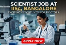 Exclusive Scientist Jobs for Medical Professionals at IISc, Bangalore | Grab this Opportunity! Scientist Jobs for Medical Professionals at IISc in Bangalore. Apply for the Scientist Job at Indian Institute of Science.
