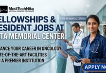 Tata Memorial Center Recruitment 2026 | Openings for Resident Jobs & Fellowships! Tata Memorial Center Recruitment 2026 is Open Now. Applications are invited for tje Fellowships & Resident Jobs.