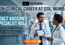 GSK Hiring Medical Professionals for Non-Clinical Job in Mumbai | Adult Vaccine Specialist Role! Non-Clinical Job at GSK in Mumbai. Medical Professionals Apply for the Adult Vaccines Specialist Role at GSK Careers.