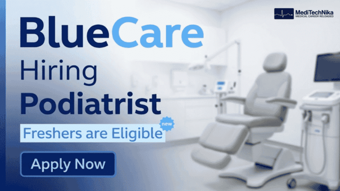 Apply for Podiatrist Jobs in Australia 2026. BlueCare hiring freshers and allied health professionals in Toowoomba.