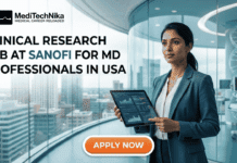 Clinical Research Job at Sanofi for MD Professionals in USA | Apply Now Clinical Research Job at Sanofi for MD Professionals in USA Apply Now