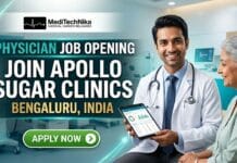 Openings for Physician Job at Apollo Apollo Sugar Clinics, Bengaluru | MBBS Candidates Apply Now! Physician Job at Apollo Sugar Clinics in Bengaluru. MD / DNB Professionals Apply for the General Physician Position.