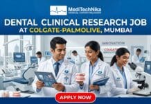 Colgate-Palmolive Hiring Clinical Research Associate in Mumbai | Dental Professionals Are Welcome! Dental Clinical Research Job at Colgate Palmolive in Mumbai. BDS/MDS Candidates Apply for the Clinical Research Associate Job.