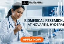 Latest Biomedical Research Job at Novartis, Hyderabad | Don’t Miss this Translational Medicine Research Opportunity! Biomedical Research Job at Novartis in Hyderabad. MD with PhD Professionals Apply for this Job at Novartis Careers.