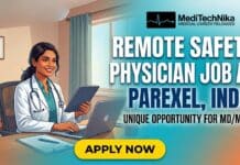 Remote Safety Physician Job at Parexel, India | MBBS/MD Professionals Don’t Miss this Opportunity! Remote Safety Physician Job at Parexel, India. MBBS/MD Professionals Apply for this Job at Parexel Careers.