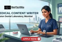 Impactful Medical Content Writer Job at Illusion Dental Laboratory, Mumbai | BDS Candidates Apply Now! Medical Content Writer Job at Illusion Dental Laboratory in Mumbai. BDS Candidates Apply for this Job at Illusion Dental Laboratory.