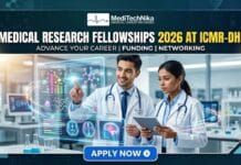 ICMR-DHR Medical Research Fellowships 2026 | Medical Professionals Are Welcome! Medical Research Fellowship 2026 at ICMR-DHR. Medical Professionals Apply for the Long-Term and Short-Term Fellowships.