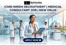 ICMR-NIRDH Recruitment for Medical Consultant Job in New Delhi | Don’t Miss this Opportunity! Medical Consultant Job at ICMR-NIRDH in New Delhi. Medical Professionals Apply for this ICMR-NIRDH Recruitment.