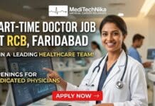 Exciting Part-Time Doctor Job at RCB, Faridabad | MBBS, MD Candidates Are Welcome! Part-Time Doctor Job at RCB in Faridabad. MBBS MD Candidates Apply for the Part-Time RCB Recruitment in Faridabad.