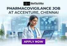Entry-Level Pharmacovigilance Job at Accenture, Chennai | MBBS Candidates Are Welcome! Pharmacovigilance Job at Accenture in Chennai. MBBS Freshers can apply for the Pharmacovigilance Service Specialist Role at Accenture Careers