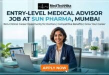 Entry-Level Medical Advisor Job at Sun Pharma in Mumbai | Grab this Opportunity Now! Entry-Level Medical Advisor Job at Sun Pharma in Mumbai. MD Pharmacology Candidates Apply for the Job at Sun Pharma Careers
