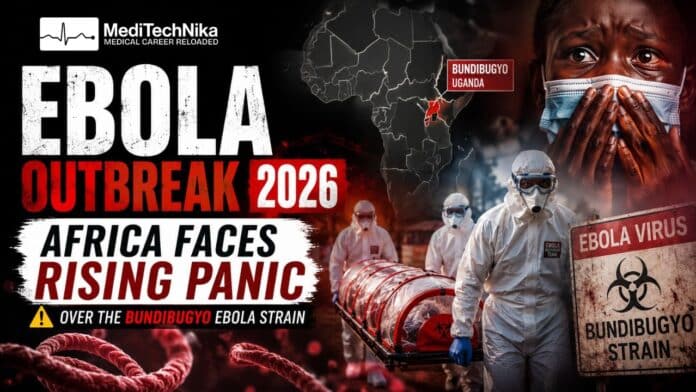 Scientists race to develop a vaccine as the Ebola outbreak 2026 linked to the Bundibugyo strain spreads fear across Central Africa.