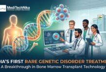 India’s First Genetic Disorder Treatment Saves 12-Year-Old Through Bone Marrow Transplant India’s First Rare Genetic Disorder Treatment. The first treatment for MYSM1 genetic disorder in a 12-year-old using a bone marrow transplant.