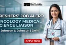Freshers’ Job Alert: Oncology Medical Science Liaison Job at Johnson & Johnson, Delhi | Apply Now! Oncology Medical Science Liaison Job at Johnson & Johnson, Delhi. Medical Professionals Apply for this Job at Johnson & Johnson Careers.