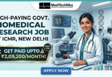 High-Paying Govt. Biomedical Research Job at ICMR, New Delhi | Get Paid Upto ₹2,09,200/month! Govt Biomedical Research Job at ICMR in New Delhi. Medical Professionals Apply for the ICMR Recruitment 2026.
