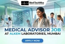 Exciting Medical Advisor Job at Alkem Laboratories, Mumbai | Grab this Opportunity Now! Medical Advisor Job at Alkem Laboratories in Mumbai. Medical Professionals Apply for this Job at Alkem Laboratories.