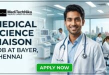 Medical Science Liaison Job at Bayer, Chennai | An exciting Medical Affairs Opportunity! Medical Science Liaison Job at Bayer in Chennai. Medical Professionals Apply for the Job at Bayer Careers in Chennai.