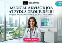 Entry-Level Medical Advisor Job at Zydus Group | MBBS Freshers Are Welcome! Entry-Level Medical Advisor Job at Zydus Group in Delhi. MBBS/MD Candidates Apply for this Job Position at Zydus Careers.