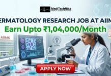 ₹1,04,000/Month for Dermatology Research Job at AIIMS | Project Research Scientist Opportunity! Dermatology Research Job at AIIMS in Delhi. Medical Professionals Apply for the AIIMS Recruitment. Get ₹104000 Salary per Month.