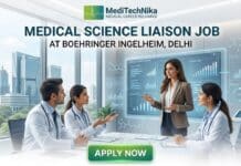 Medical Science Liaison Job at Boehringer Ingelheim, Delhi | Apply Now! Medical Science Liaison Job at Boehringer Ingelheim in Delhi. Medical Professionals can apply for this Job Position.