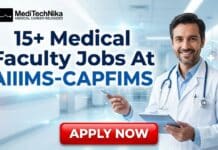15+ Medical Faculty Jobs at AIIMS-CAPFIMS | Medical Professionals Are Welcome! Medical Faculty Jobs at AIIMS-CAPFIMS in Delhi. Medical Professionals Apply for the Jobs. 15+ Vacancies are available.