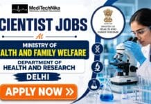 Salary Upto ₹2 Lakh for Scientist Jobs at Ministry of Health and Family Welfare, Delhi | Don’t Miss it! Scientist Jobs at the Ministry of Health and Family Welfare in Delhi. Doctors Apply for Research Jobs at the Department of Health Research.