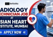 Freshers’ Job Alert: Radiology Technician Job at Asian Heart Institute, Mumbai | Grab this Opportunity! Radiology Technician Job for Freshers at Asian Heart Institute, Mumbai. Medical Radiology Professionals Apply for this Job.
