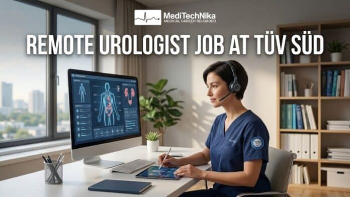 Remote Urologist Job at TÜV SÜD in India. Medical Professionals Apply for the Job Position at TÜV SÜD Careers.