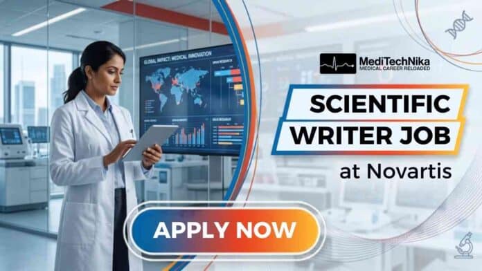 Scientific Writer Job at Novartis Careers in Hyderabad for medical writing professionals