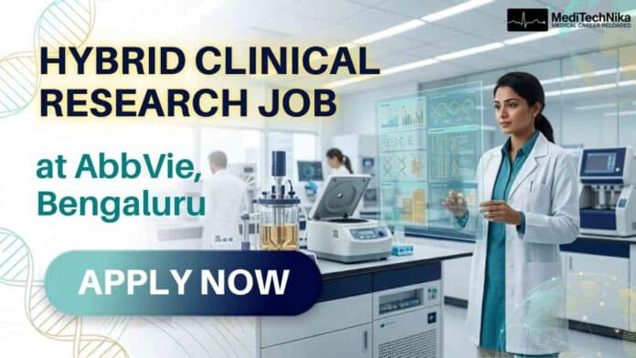 Clinical Research Job at AbbVie Careers for experienced clinical operations professionals in Bengaluru