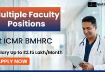 ₹2.15 Lakhs/Month for the ICMR Recruitment 2026 | Multiple Faculty Positions Available! ICMR Recruitment 2026 Assistant Professor Job Government Medical Job in Bhopal