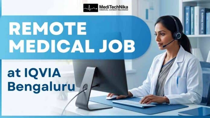 Medical Job at IQVIA Bengaluru for Associate Medical Safety Director in pharmacovigilance and clinical research