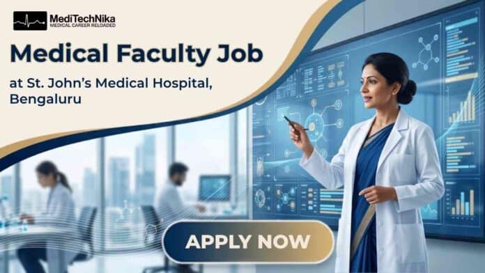 Medical Faculty Job through St. John's Hospital Recruitment. Explore Pain & Palliative Care Jobs in Bengaluru.