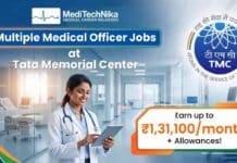 Multiple Govt. Medical Officer Jobs at Tata Memorial Centre | Earn up to ₹1,31,100/month + Allowances | Apply Now! Medical Officer Jobs at Tata Memorial Centre | Tata Medical Center Vacancy | Govt. Medical Jobs
